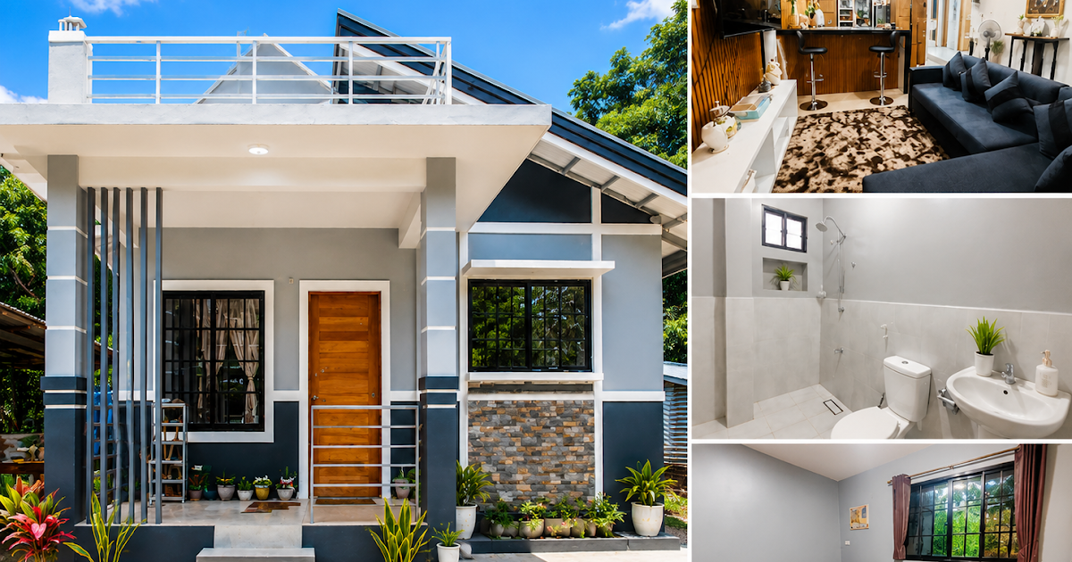 Magandang Simpleng House Design With Mini Deck ~ Homlovely.com