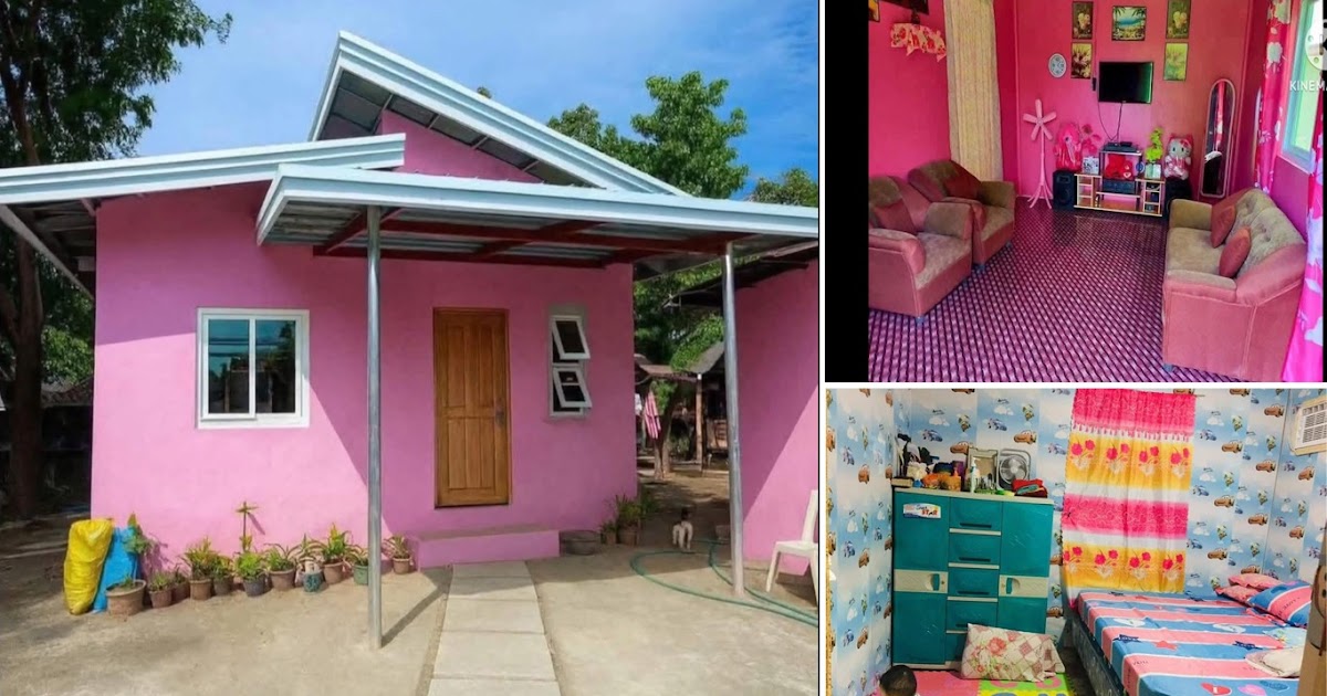 Small Pink House Design for Family ~ Homlovely.com