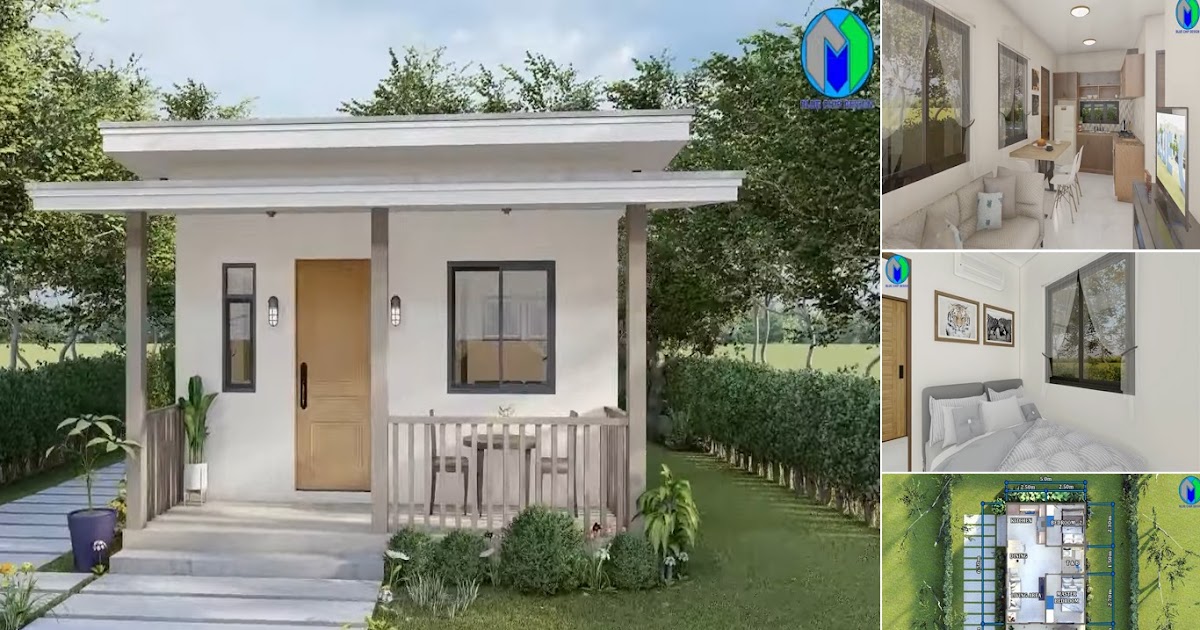 40 Sqm Humble Home Design With 2 Bedroom ~ Homlovely.com