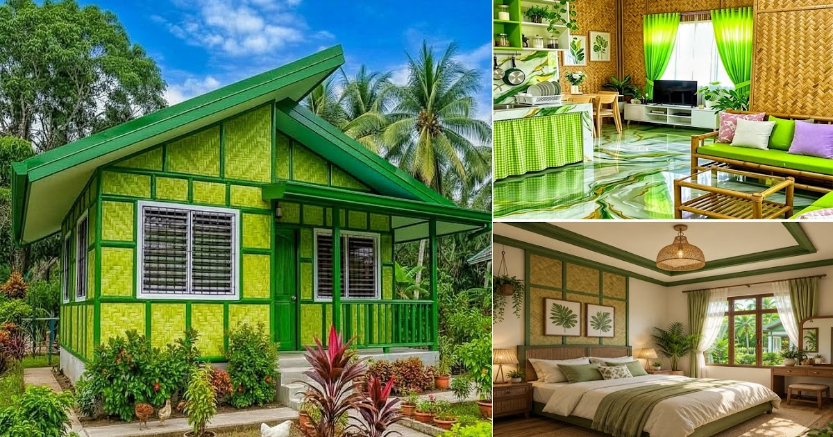 Charming Green Amakan House Design Ideas ~ Homlovely.com