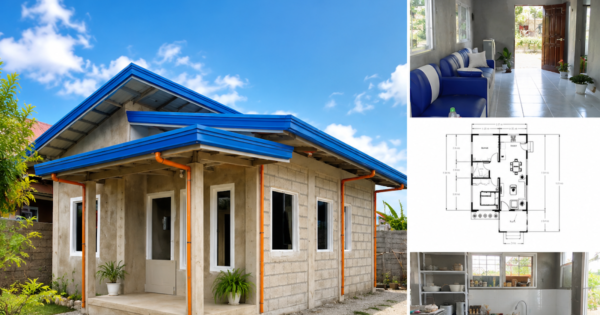 Full Concrete Economic Small Bahay Ideas ~ Homlovely.com