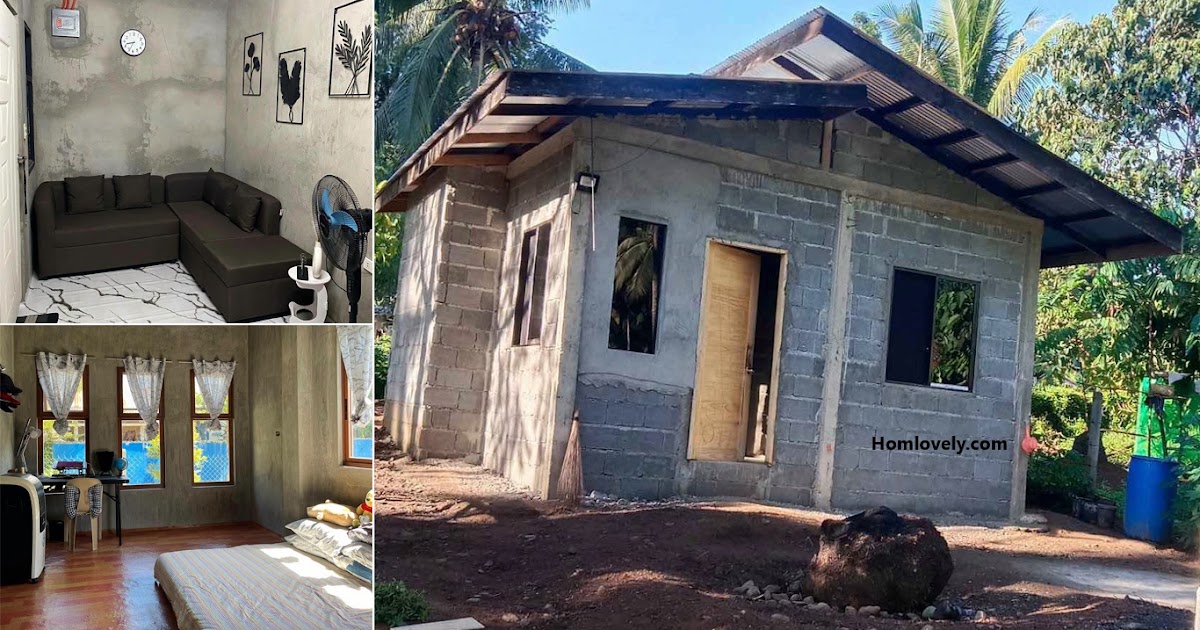 Simple Compact Bahay House with Room ~ Homlovely.com