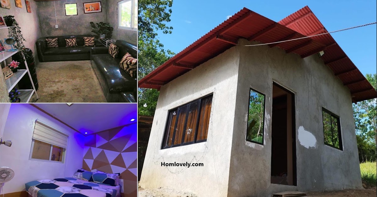 OFW 49 sqm House Design in Low-Budget ~ Homlovely.com